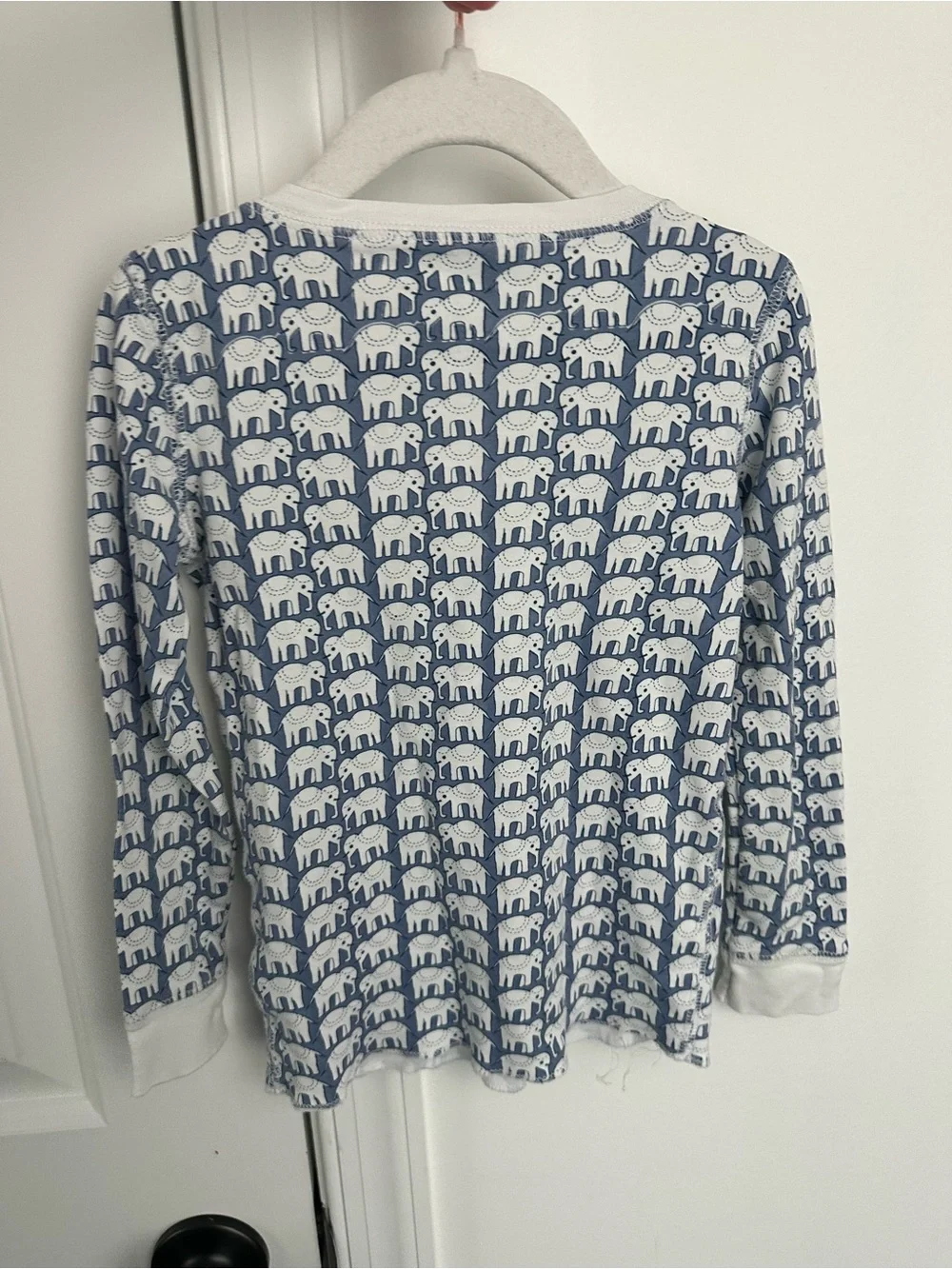 Roller Rabbit Blue Elephant Printed pajama set size 6 excellent condition